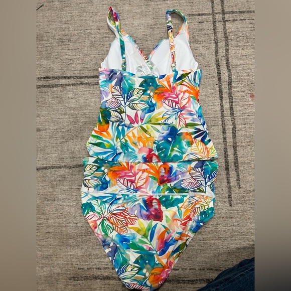 Ralph Lauren Rainforest Tropical Tankini Set 8 - Picture 3 of 4